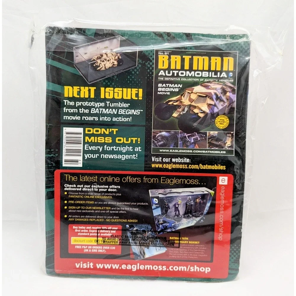 Eaglemoss Automobilia DC Comics Batman Live Car & Magazine No. 80